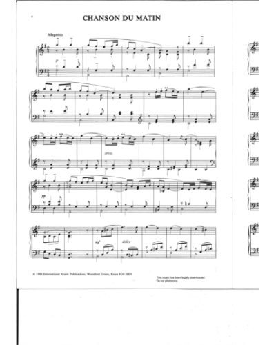 Chanson Du Matin, op. 15 no. 2 — Edward Elgar