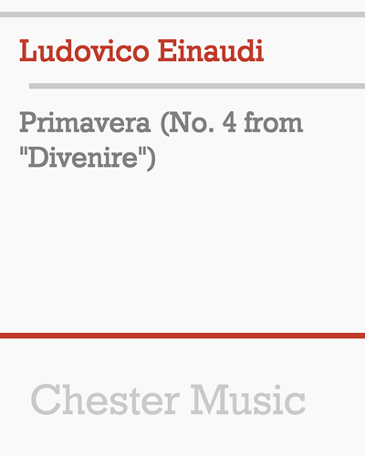 Primavera (No. 4 from "Divenire") — 艾奥迪