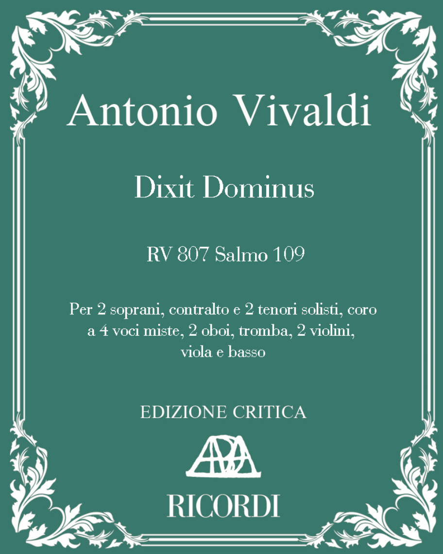 Dixit Dominus Salmo 109, RV 807 — 维瓦尔第