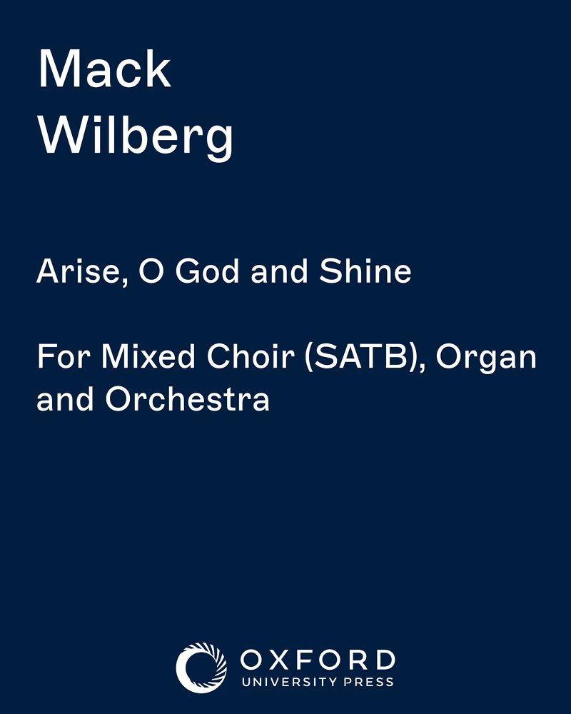 Arise, O God and Shine — Mack Wilberg