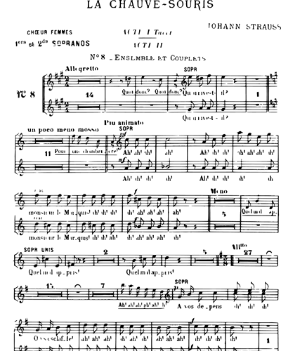 La Chauve-souris, op. 362 — 小约翰·施特劳斯