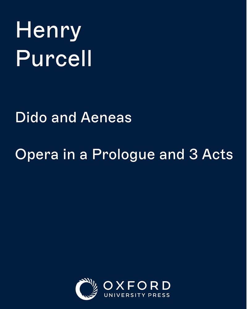 Dido and Aeneas, Z. 626 — Henry Purcell