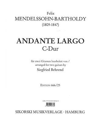 Andante Largo in C major — 门德尔松