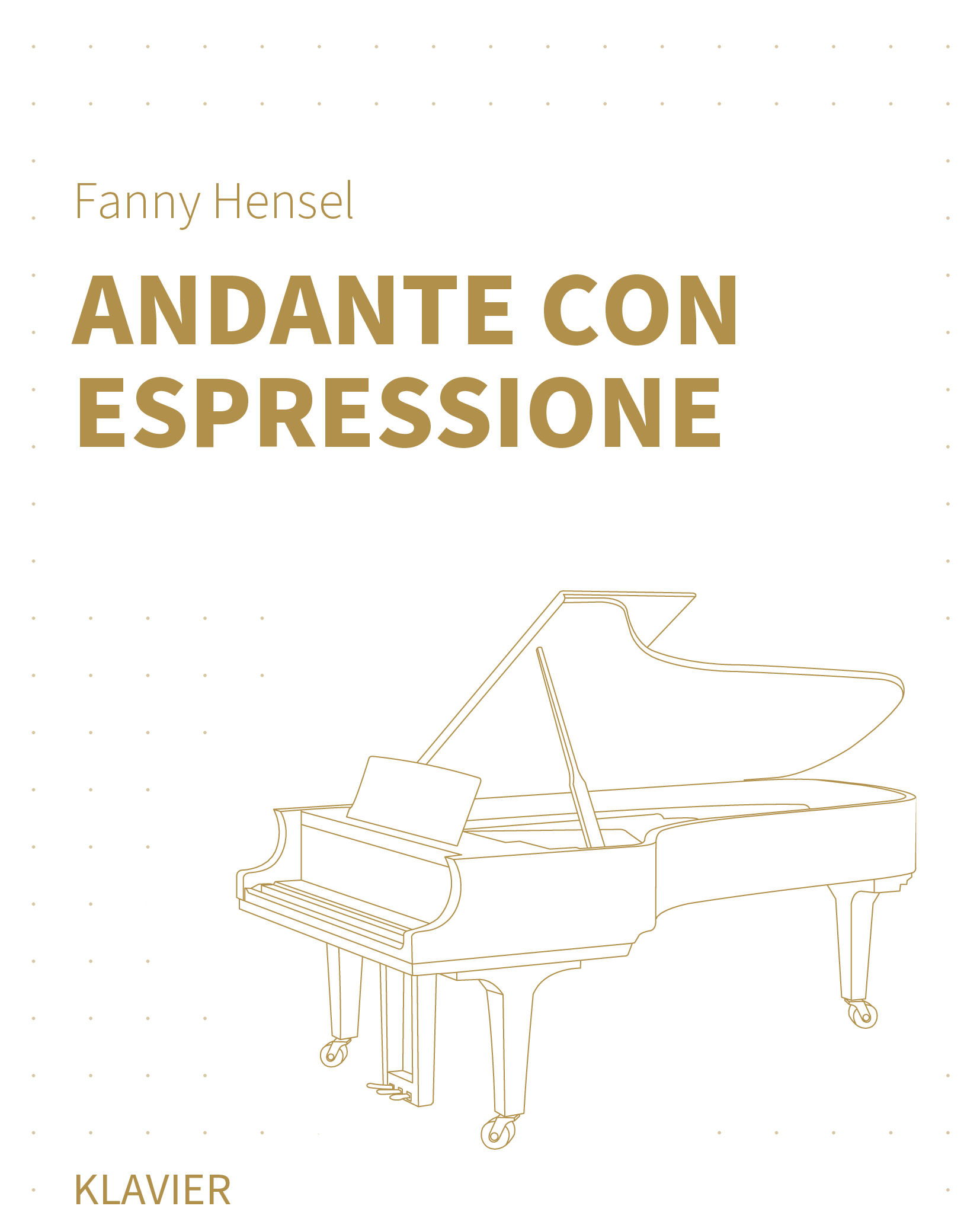 Andante con espressione (No. 2 from '4 Lieder, op. 8') — 范妮·门德尔松