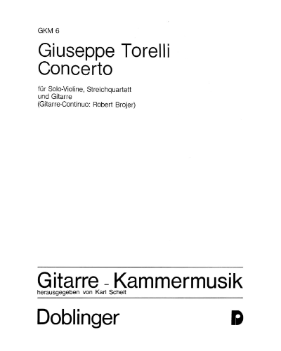 Concerto in A major, op. 8/7 — 托雷利