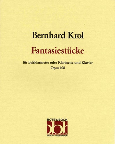 Fantasy Piece op. 108 — Bernhard Krol