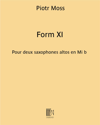 Form XI — Piotr Moss
