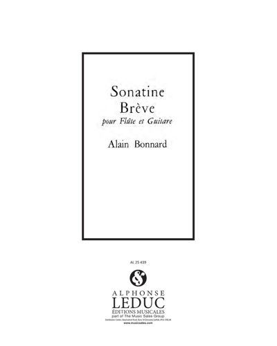 Sonatine brève, op. 61 — Alain Bonnard