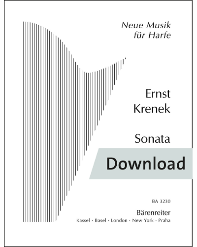 Sonata for Harp - Harfensonate op. 150 — 克热内克