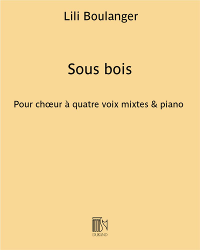 Sous bois — 莉莉·布朗热