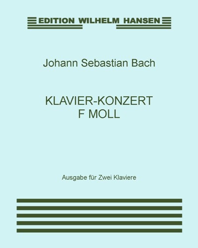 Piano Concerto in F minor — 巴赫