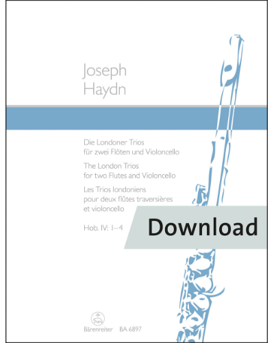 The London Trios for Two Flutes and Violoncello Hob. IV: 1-4 — 海顿