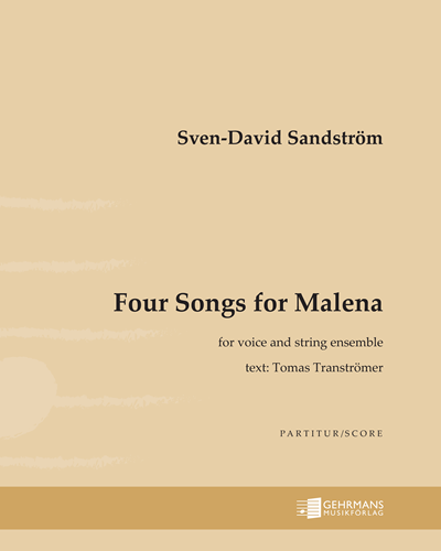 Four Songs for Malena — 斯文-达维德·桑德斯特伦