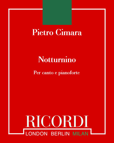 Notturnino — Pietro Cimara