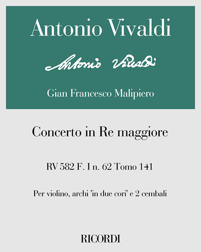 Concerto in D major, RV 582, op. 62, Vol. 141 — 维瓦尔第