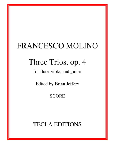 Three Trios, op. 4 — Francesco Molino