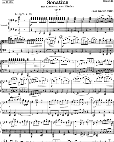 Sonatina — Paul Walter Fürst