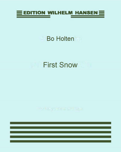First Snow — Bo Holten