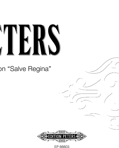 Paraphrase on 'Salve Regina' Op.123 — Flor Peeters