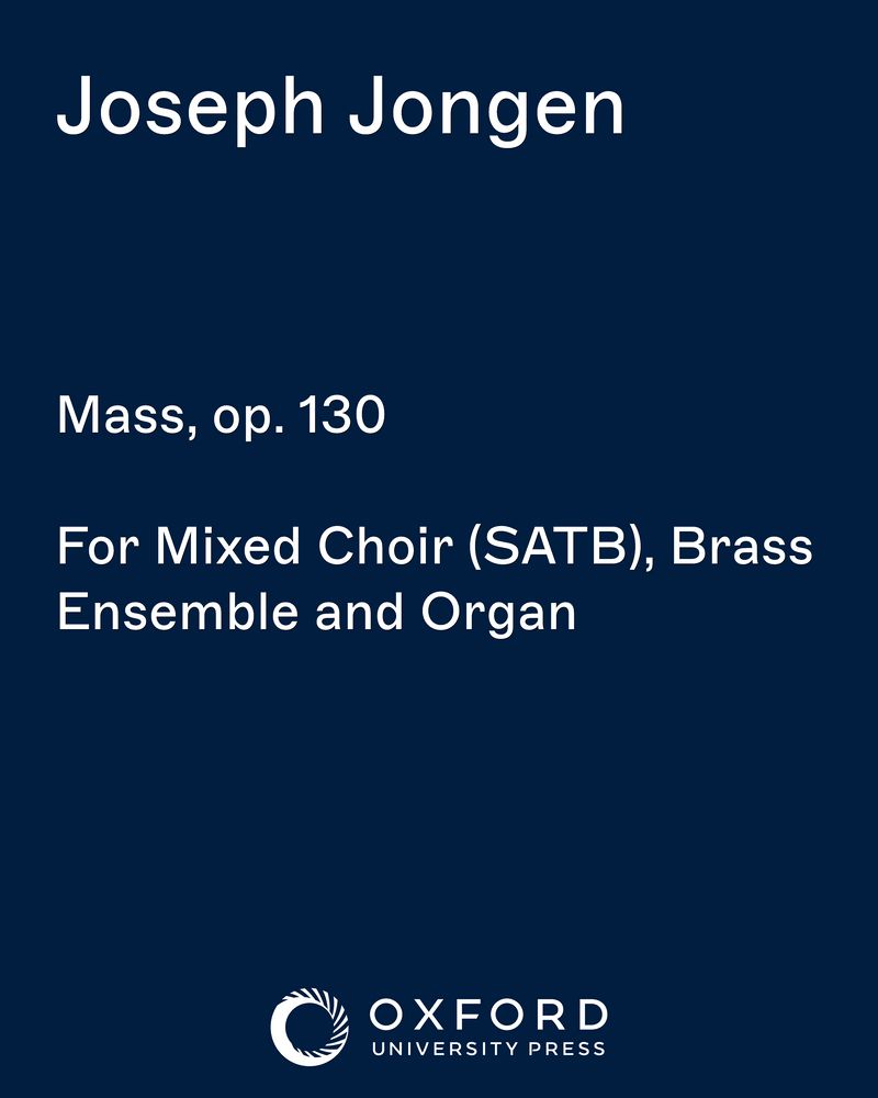 Mass, op. 130 — 约瑟夫·戎冈