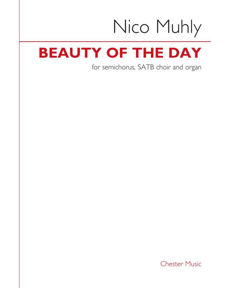 Beauty of the Day — Nico Muhly
