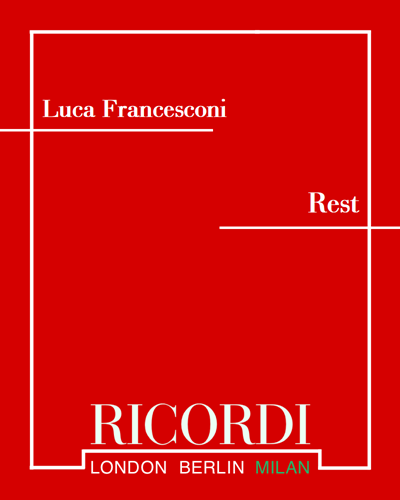 Rest (Luciano Berio in memoriam) — Luca Francesconi