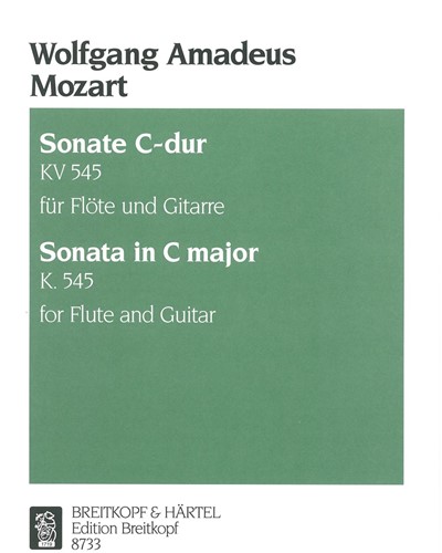 Sonata in C major 'Facile', K. 545 — Wolfgang Amadeus Mozart