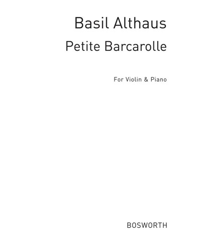 Petite Barcarolle, op. 62 No. 6 — Basil Althaus