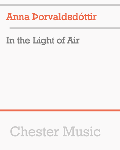 In the Light of Air — Anna Thorvaldsdottir