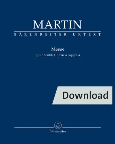 Mass for Double Choir a cappella — Frank Martin