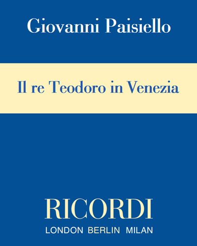 Il Re Teodoro in Venezia — 帕伊谢洛