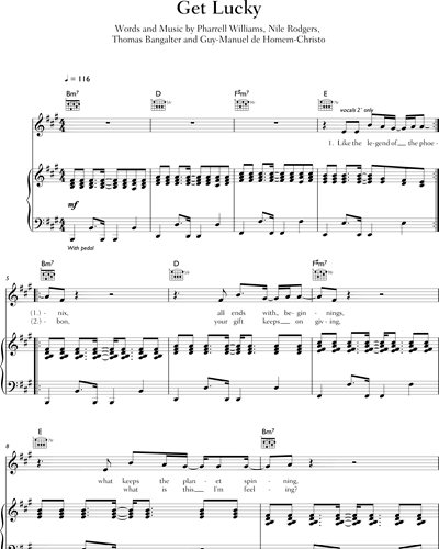 Get Lucky — Pharrell Williams