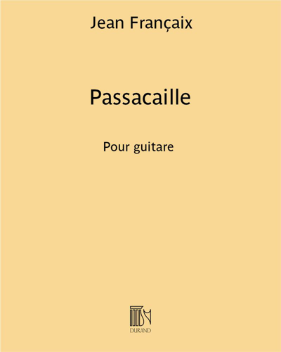 Passacaille — 让·弗朗赛