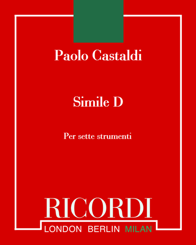 Simile D — Paolo Castaldi