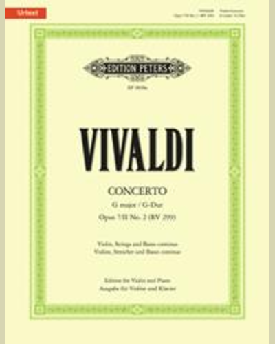 Concerto in G Op.7 Book 2 No. 2, RV 299 — 维瓦尔第