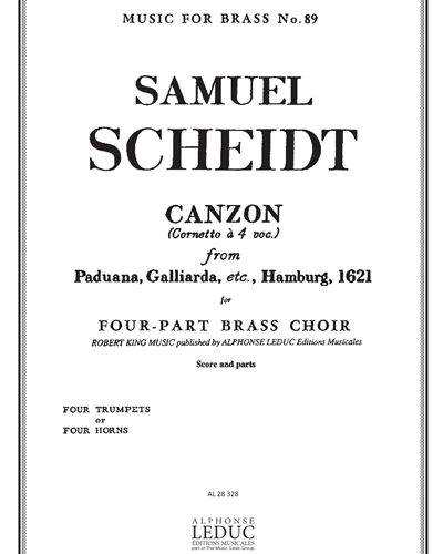 Canzon (from 'Paduana, Galliarda, etc., Hamburg') — 沙伊特
