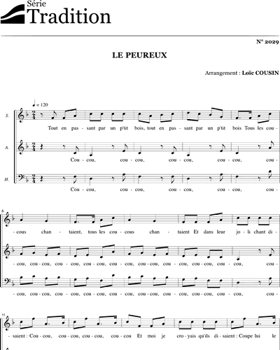Le peureux — Loïc Cousin
