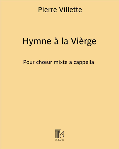 Hymne à la Vièrge — Pierre Villette