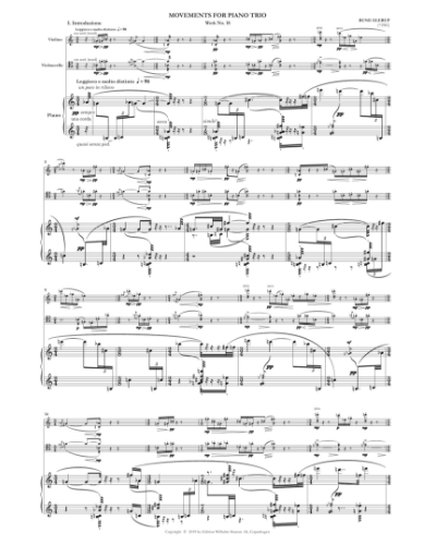 Movements for Piano Trio, No. 18 — Rune Glerup