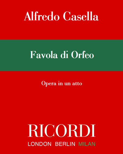 Favola di Orfeo — 阿尔弗雷多·卡塞拉