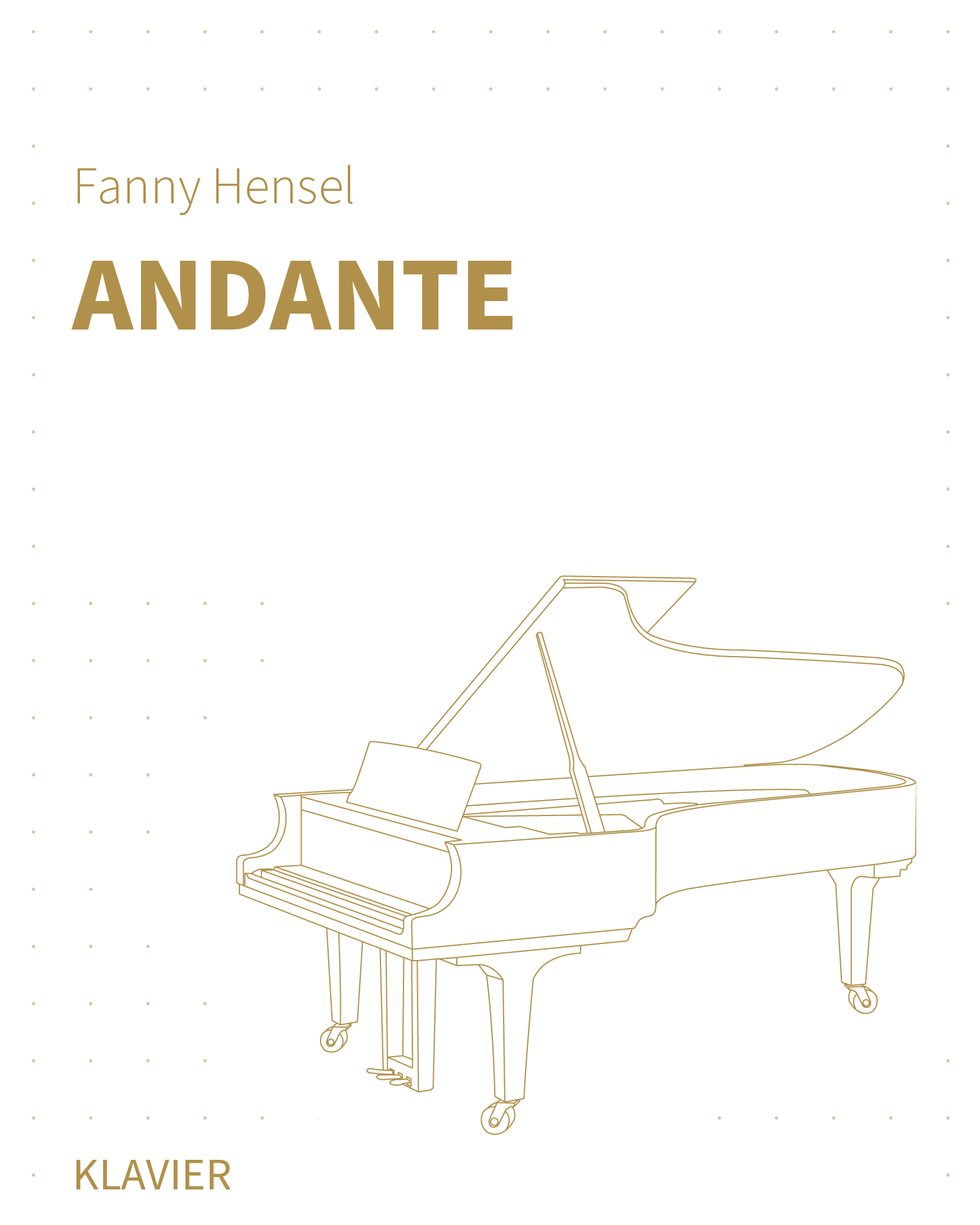 Andante (No. 1 from '4 Lieder, op. 2') — 范妮·门德尔松