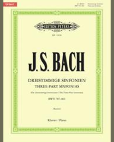 Three-part Sinfonias (Inventions) BWV 787-801 for Piano — 巴赫