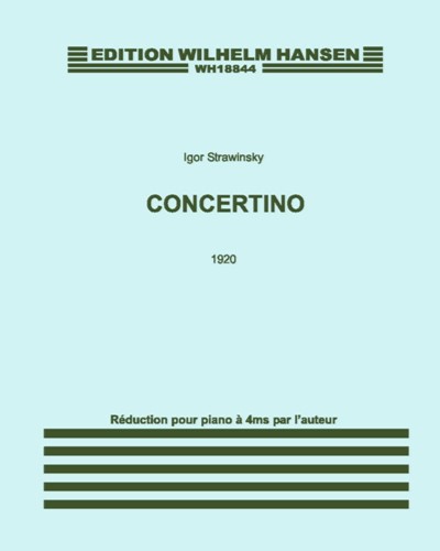 Concertino — 斯特拉文斯基