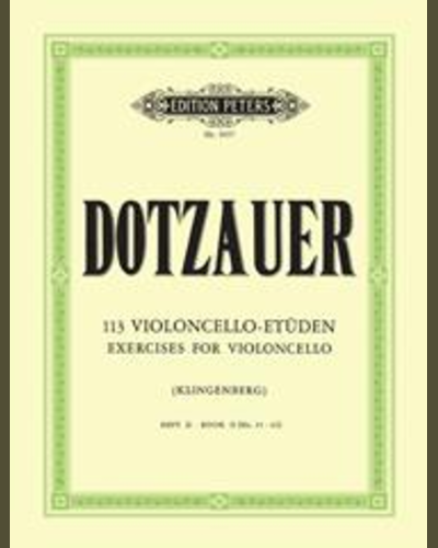 113 Exercises for Cello Vol.2 — 多察尔