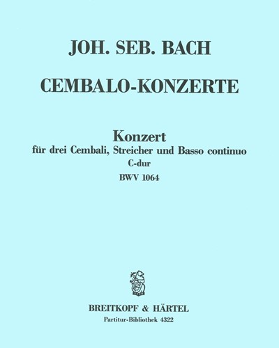 Concerto in C major, BWV 1064 — 巴赫