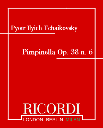 Pimpinella, op. 38 no. 6 — 柴可夫斯基