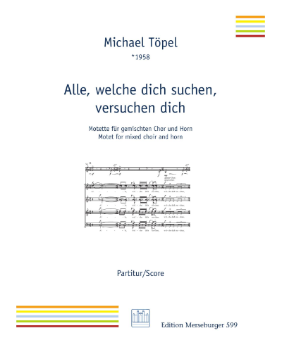 Alle, welche dich suchen, versuchen dich — Michael Töpel