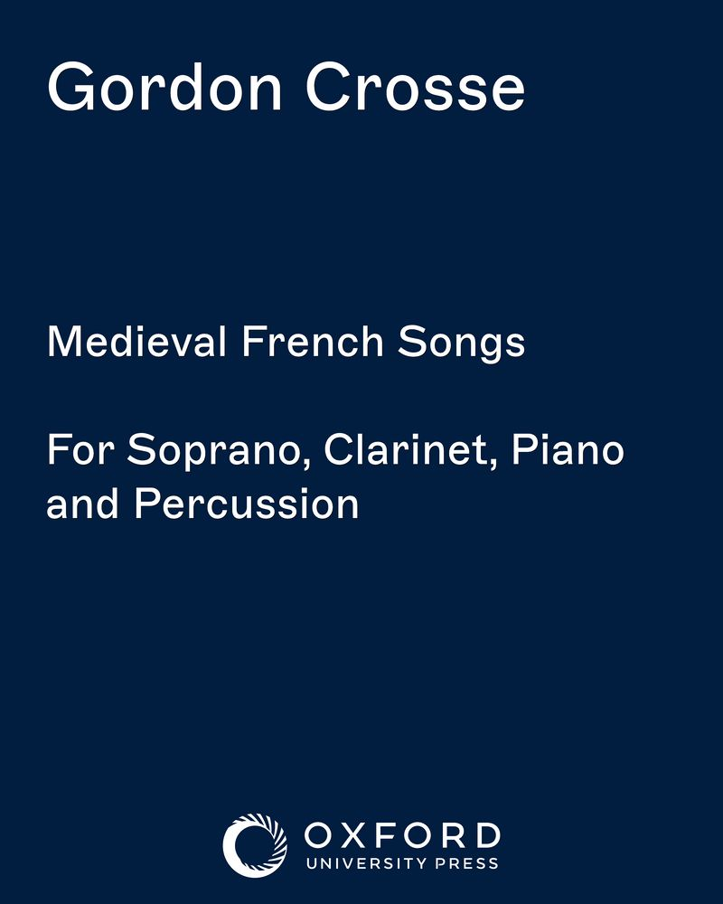 Medieval French Songs — Gordon Crosse