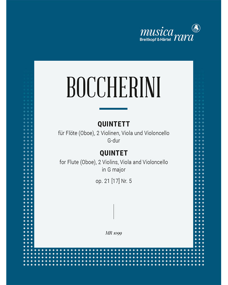 Quintet in G major, op. 21/5 — Luigi Boccherini