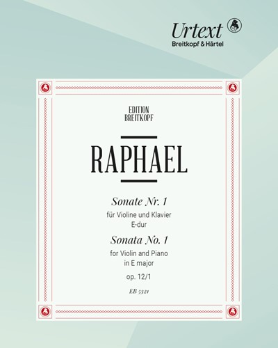 Sonata in E major, op. 12/1 — Günter Raphael
